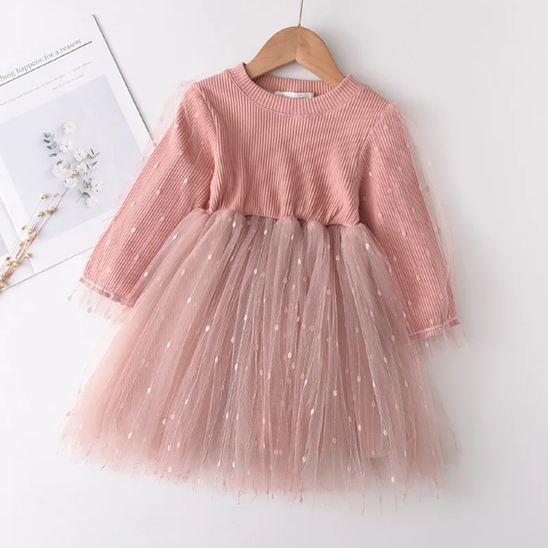 Bear Leader Girls Princess Patchwork Dress 2026 New Fashion Party Costumes Kids Bowtie Casual Outfits Baby Lovely Suits for 2 7Y