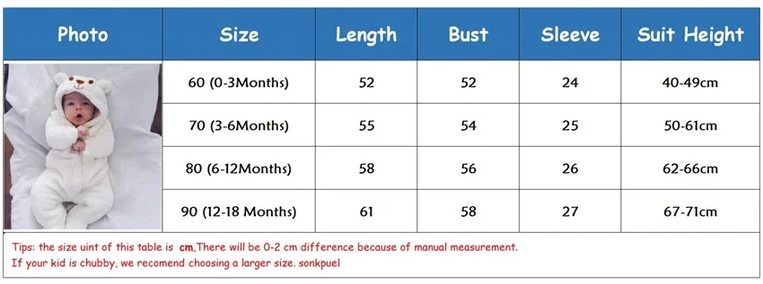 Newborn Baby Boy Girl Kids Bear Hooded Romper Jumpsuit Bodysuit Clothes Outfits Long Sleeve Playsuit Toddler One Piece Outfit