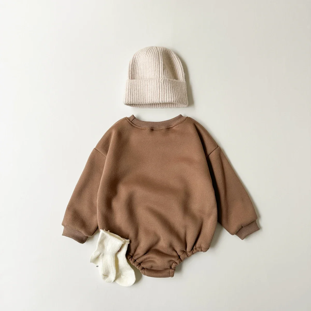 2024 Ins Baby Girls Clothes Fleece Animal Hooded Rompers Baby Boys Toddler Outfits Bodysuit Warm Baby Jumpsuit Autumn Winter