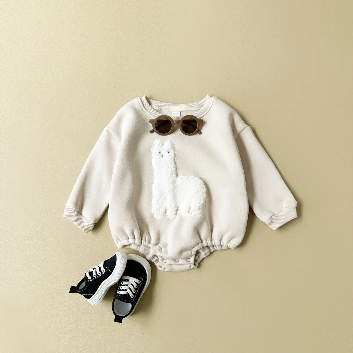 2024 Ins Baby Girls Clothes Fleece Animal Hooded Rompers Baby Boys Toddler Outfits Bodysuit Warm Baby Jumpsuit Autumn Winter