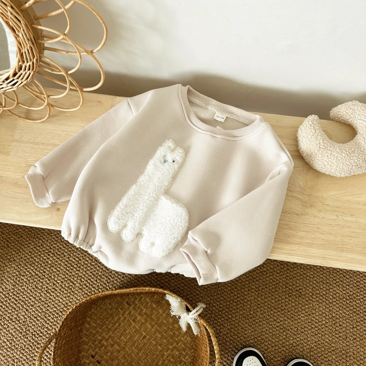 2024 Ins Baby Girls Clothes Fleece Animal Hooded Rompers Baby Boys Toddler Outfits Bodysuit Warm Baby Jumpsuit Autumn Winter