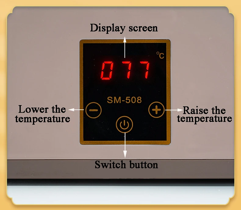 4000mL Wax Heater Depilation Hot Wax Machine Paraffin Pot Warmer Hair Removal Wax-melt Machine Quick Heater Wax Therapy Machine