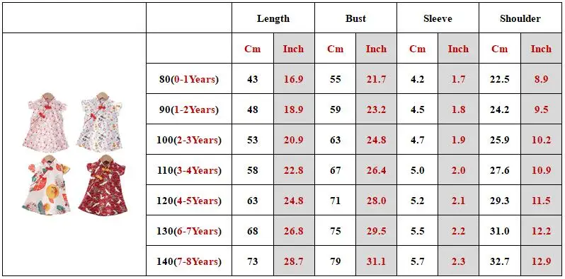 Kid Girl Dress Cheongsam Chinese Style Fashion Birthday Party Wear Teen Sisters Children Clothing Baby Girl Princess Dress A541