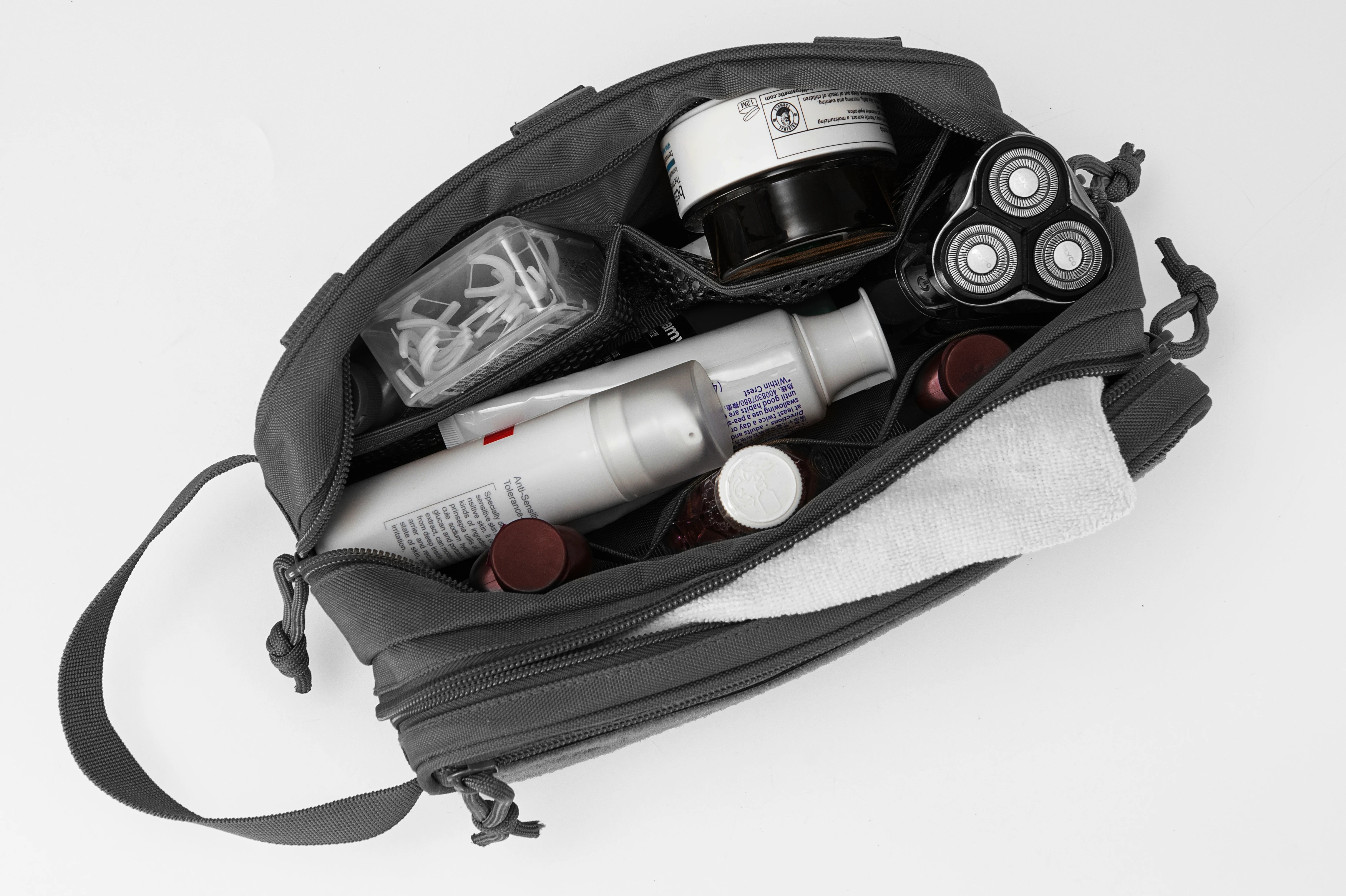 Tactical Toiletry Bag For Women Hygiene Bag EDC Tool Molle Pouches Small Dopp Kit Mens Shaving Kit Travel Shower Bag