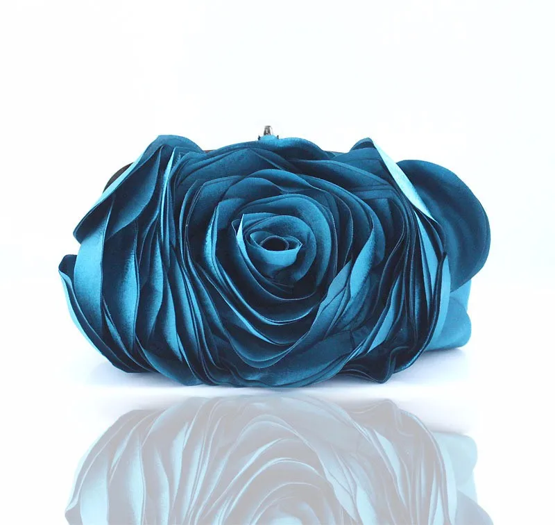 Fashion Flower Clutch Bag Women Wedding Handbag Bridal Clutch Purse Evening Dress Clutches Party Wallet Shoulder Chain Bag