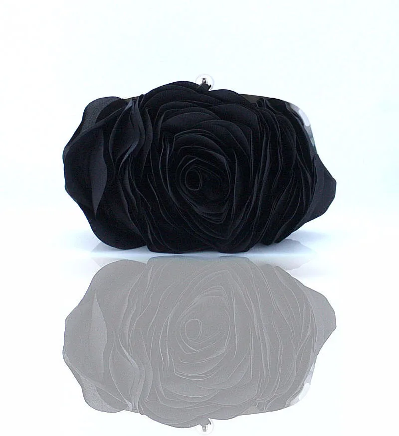 Fashion Flower Clutch Bag Women Wedding Handbag Bridal Clutch Purse Evening Dress Clutches Party Wallet Shoulder Chain Bag