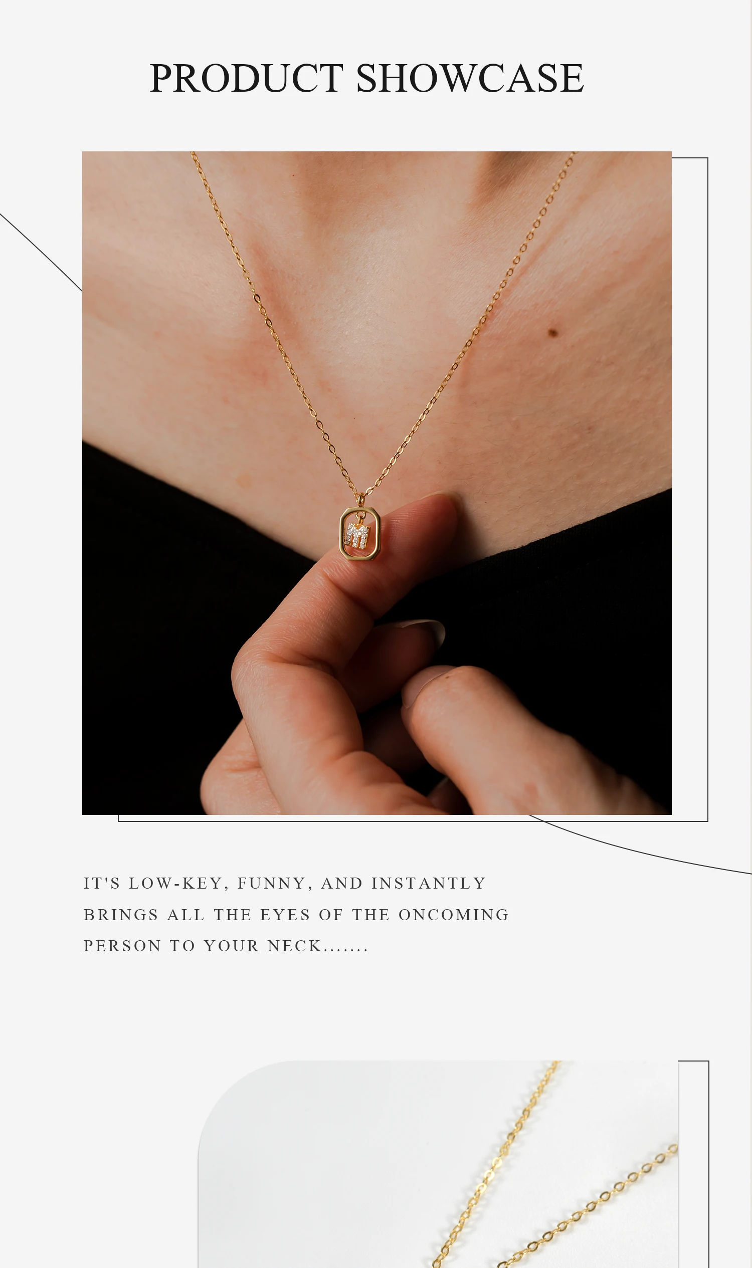 ANDYWEN 925 Sterling Silver Gold Inital Pendant Luxury Choker 2023 Long Chain Monogram Necklace Fine Jewelry Wedding