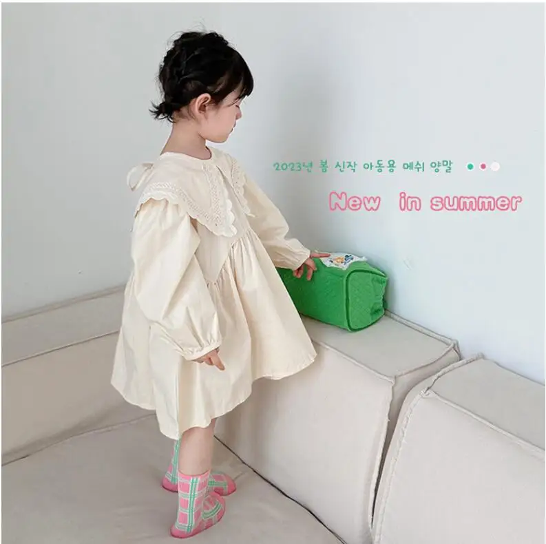 Spring Summer Socks Children Mesh Socks Kids Girls Calf Length Polka Dots Socks 3 Pairs/bag