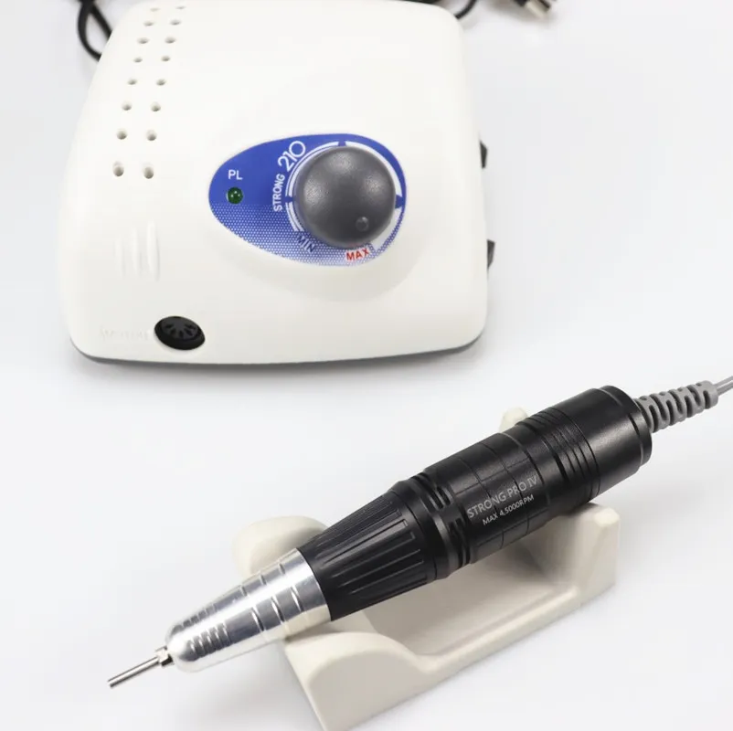 NEW Strong 210 ProIV Nail Drill 65W 45000 Machine Cutters Manicure Electric Nail Drill Milling Manicure Machine Polish Nail File
