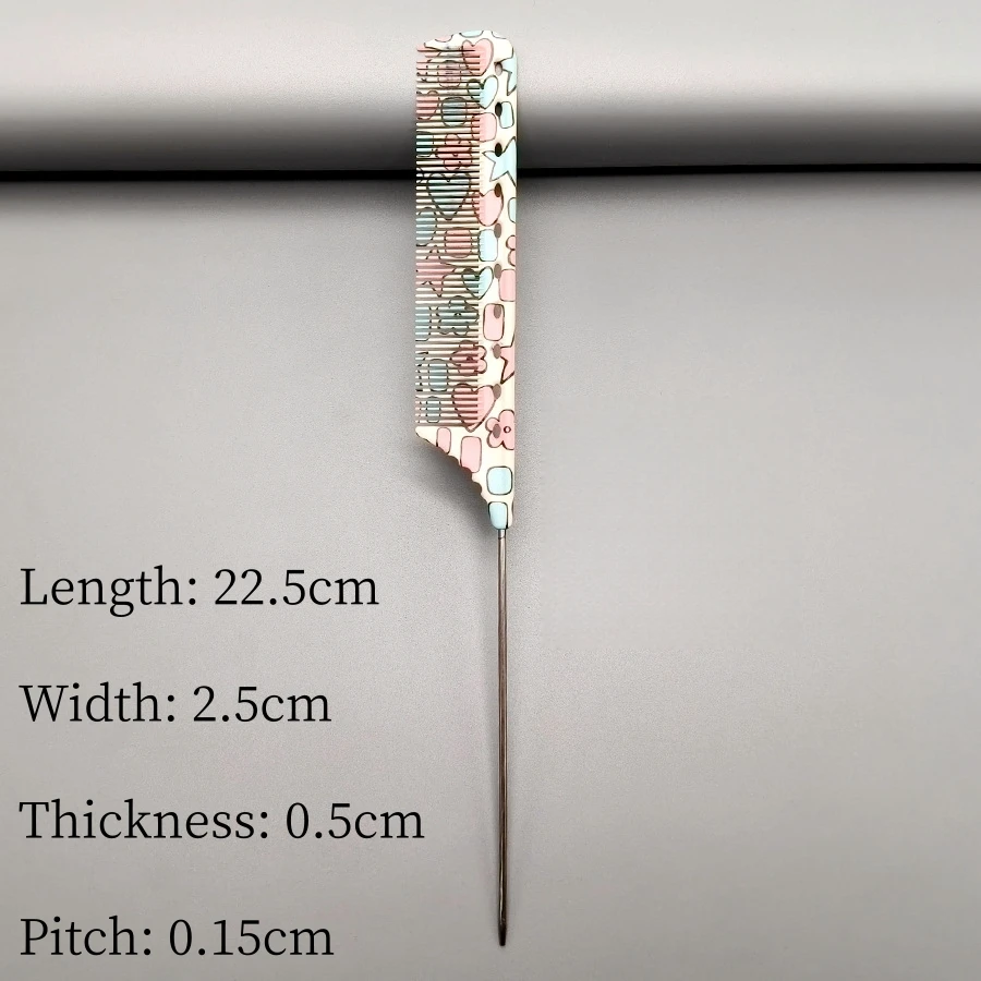 Steel Needle Pointed-tail Comb Hair Salon Hairdressing Combs Barber Perm And Dye Hair Hairbrush Bridal Styling Tools 101 102