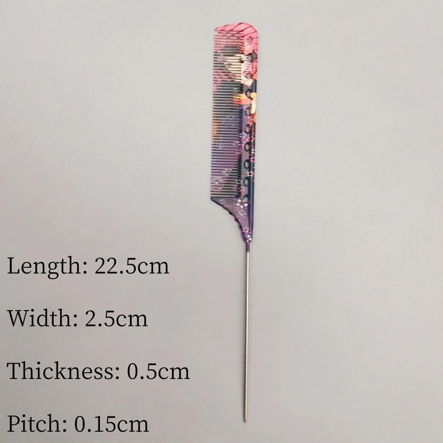 Steel Needle Pointed-tail Comb Hair Salon Hairdressing Combs Barber Perm And Dye Hair Hairbrush Bridal Styling Tools 101 102