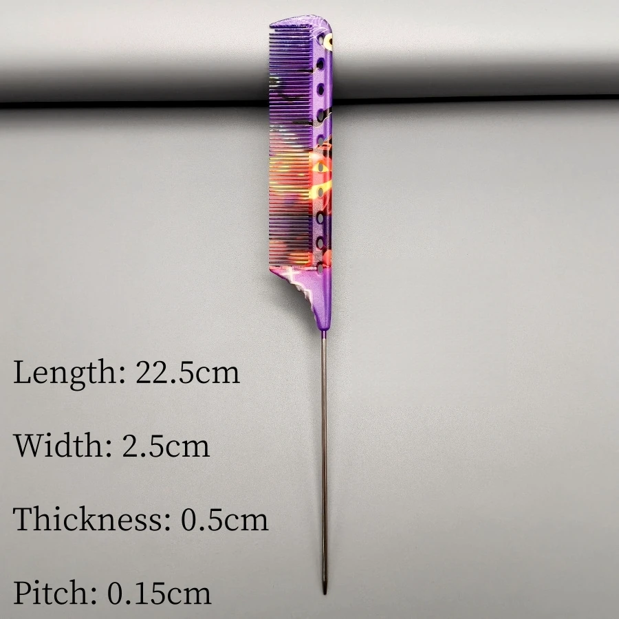 Steel Needle Pointed-tail Comb Hair Salon Hairdressing Combs Barber Perm And Dye Hair Hairbrush Bridal Styling Tools 101 102