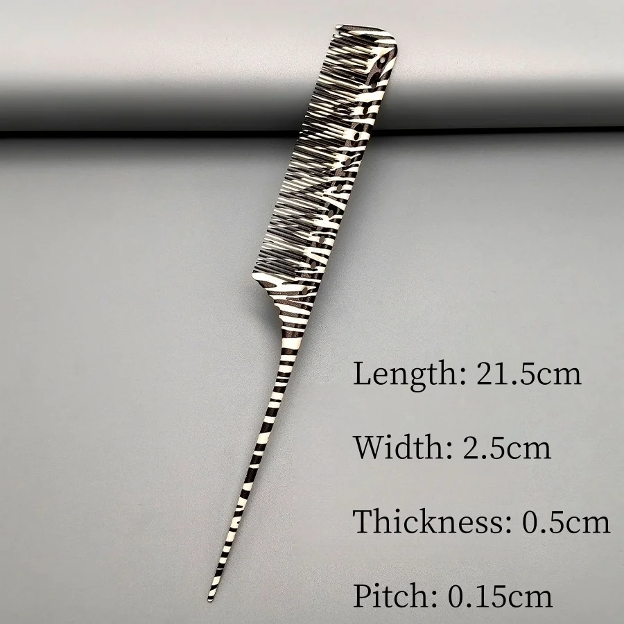 Steel Needle Pointed-tail Comb Hair Salon Hairdressing Combs Barber Perm And Dye Hair Hairbrush Bridal Styling Tools 101 102