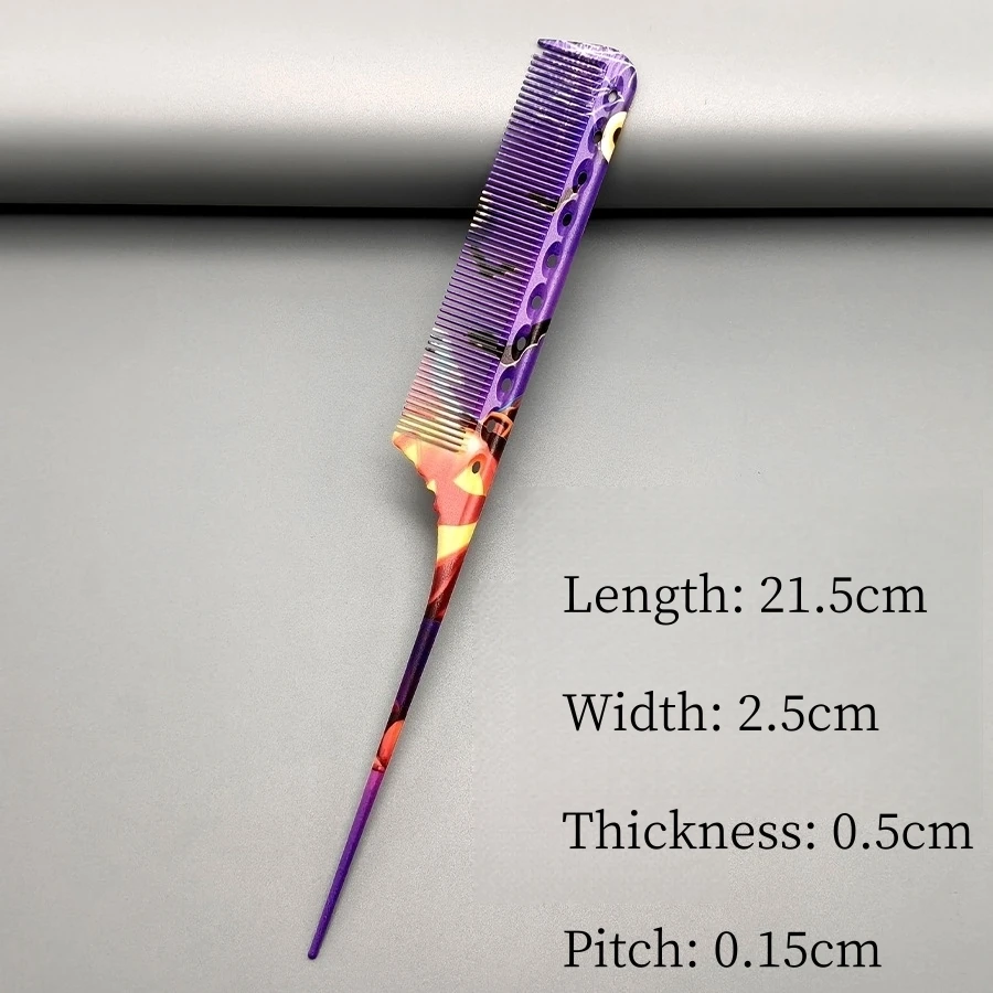 Steel Needle Pointed-tail Comb Hair Salon Hairdressing Combs Barber Perm And Dye Hair Hairbrush Bridal Styling Tools 101 102