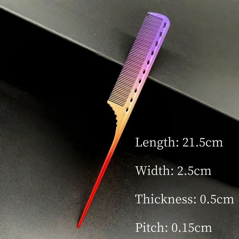 Steel Needle Pointed-tail Comb Hair Salon Hairdressing Combs Barber Perm And Dye Hair Hairbrush Bridal Styling Tools 101 102