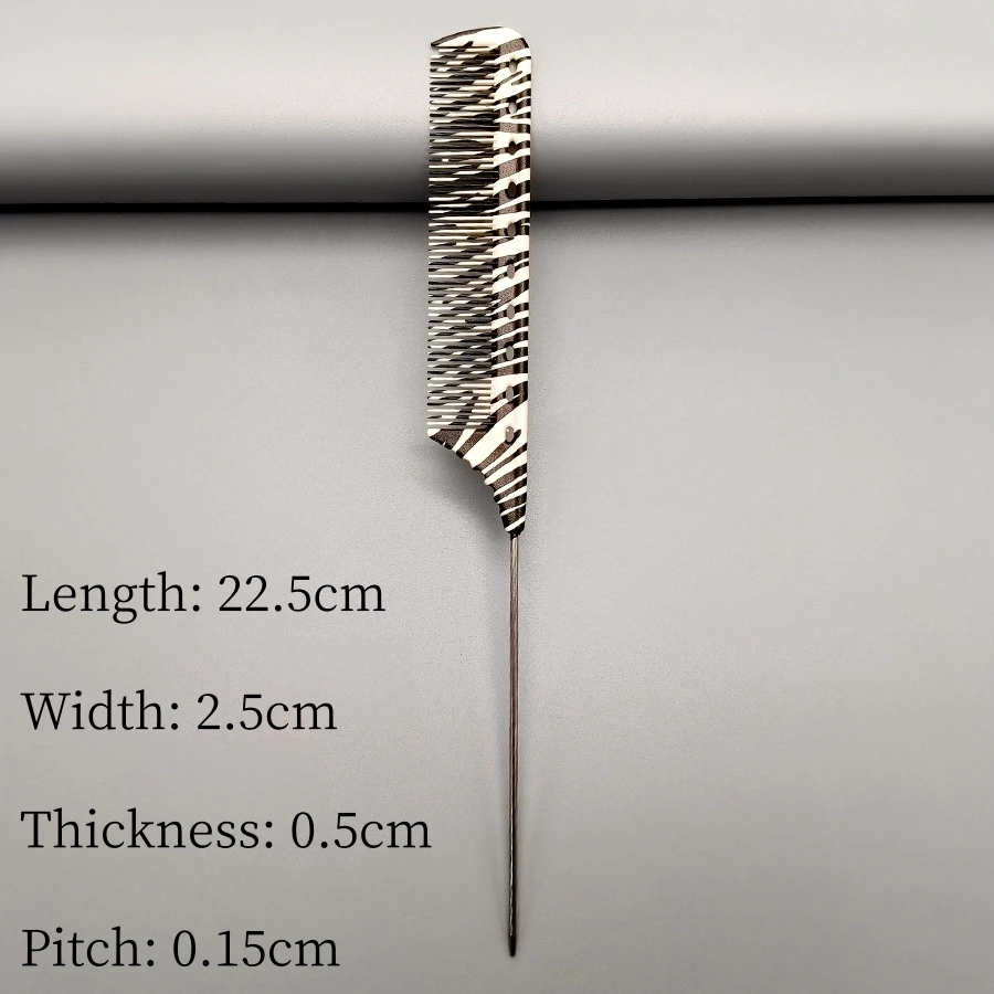Steel Needle Pointed-tail Comb Hair Salon Hairdressing Combs Barber Perm And Dye Hair Hairbrush Bridal Styling Tools 101 102
