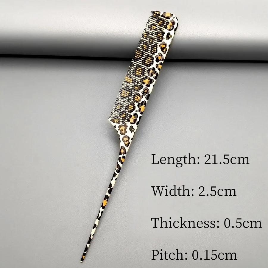Steel Needle Pointed-tail Comb Hair Salon Hairdressing Combs Barber Perm And Dye Hair Hairbrush Bridal Styling Tools 101 102