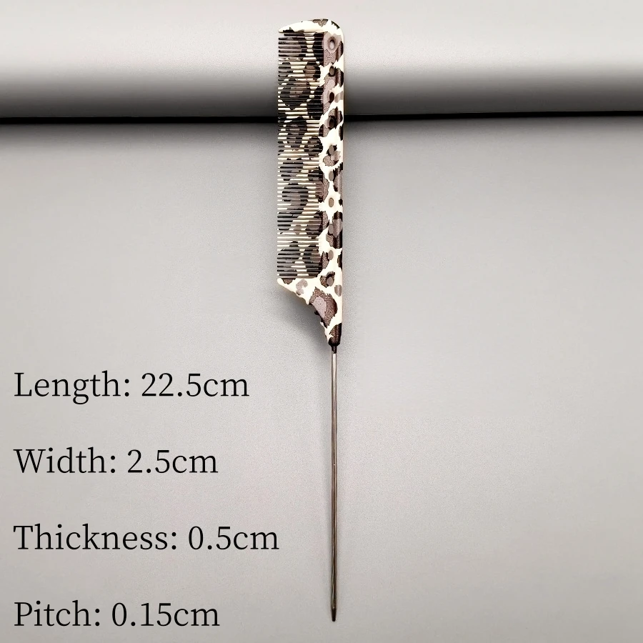 Steel Needle Pointed-tail Comb Hair Salon Hairdressing Combs Barber Perm And Dye Hair Hairbrush Bridal Styling Tools 101 102