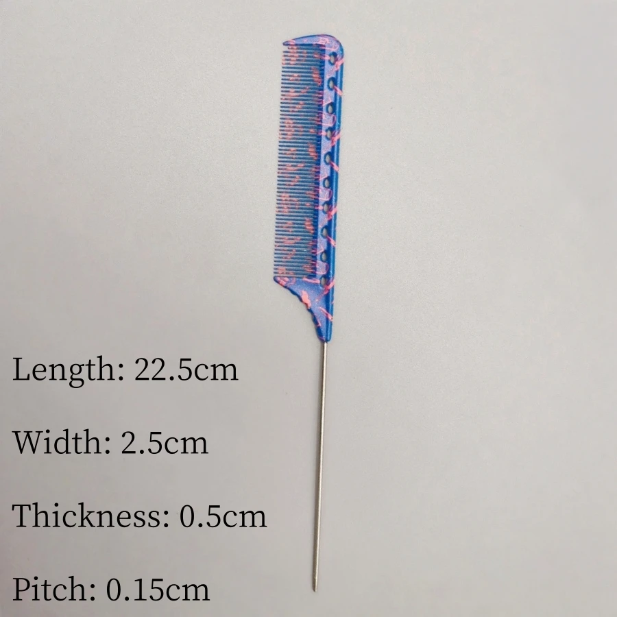 Steel Needle Pointed-tail Comb Hair Salon Hairdressing Combs Barber Perm And Dye Hair Hairbrush Bridal Styling Tools 101 102