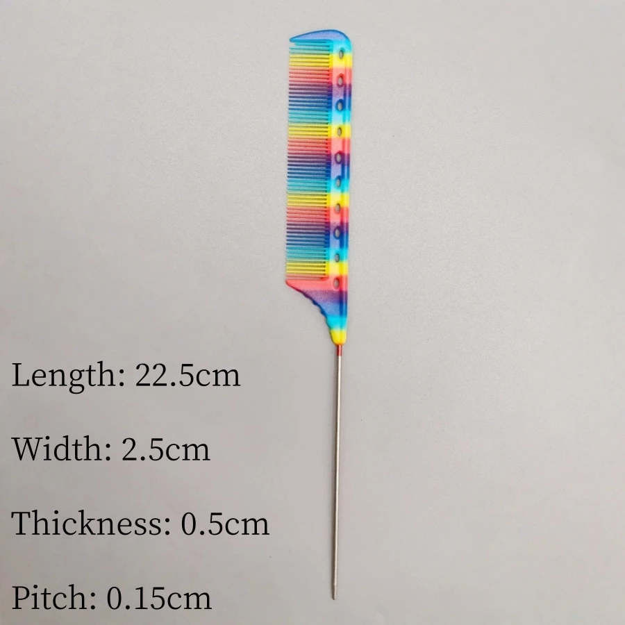 Steel Needle Pointed-tail Comb Hair Salon Hairdressing Combs Barber Perm And Dye Hair Hairbrush Bridal Styling Tools 101 102