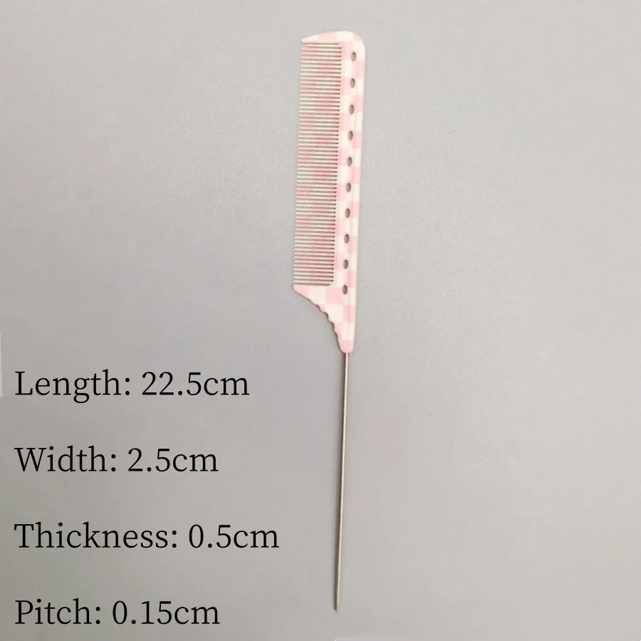 Steel Needle Pointed-tail Comb Hair Salon Hairdressing Combs Barber Perm And Dye Hair Hairbrush Bridal Styling Tools 101 102