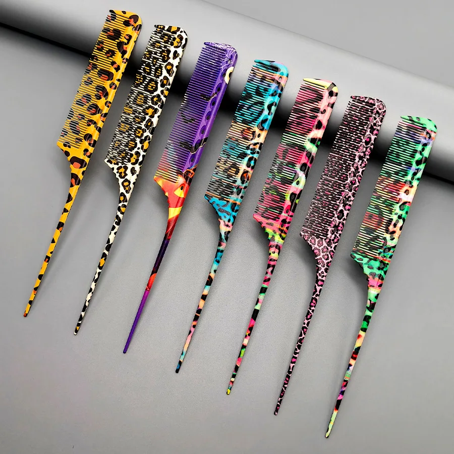 Steel Needle Pointed-tail Comb Hair Salon Hairdressing Combs Barber Perm And Dye Hair Hairbrush Bridal Styling Tools 101 102