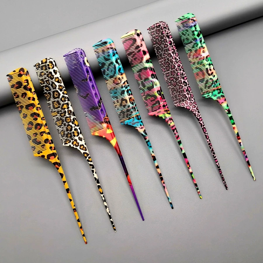 Steel Needle Pointed-tail Comb Hair Salon Hairdressing Combs Barber Perm And Dye Hair Hairbrush Bridal Styling Tools 101 102