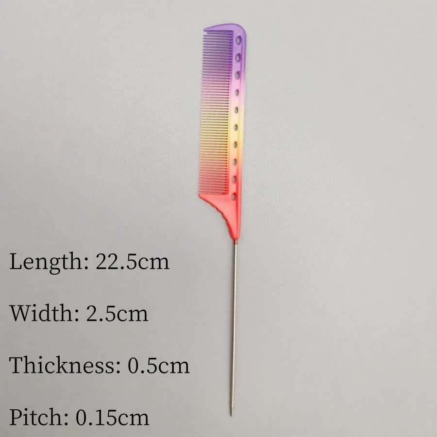 Steel Needle Pointed-tail Comb Hair Salon Hairdressing Combs Barber Perm And Dye Hair Hairbrush Bridal Styling Tools 101 102