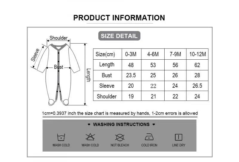 Kiddiezoom 3 Pcs/Lot Autumn Winter Unisex Cartoon Long Sleeve Baby Boy Girl Romper 100%Cotton Soft Newborn Jumpsuits Clothing