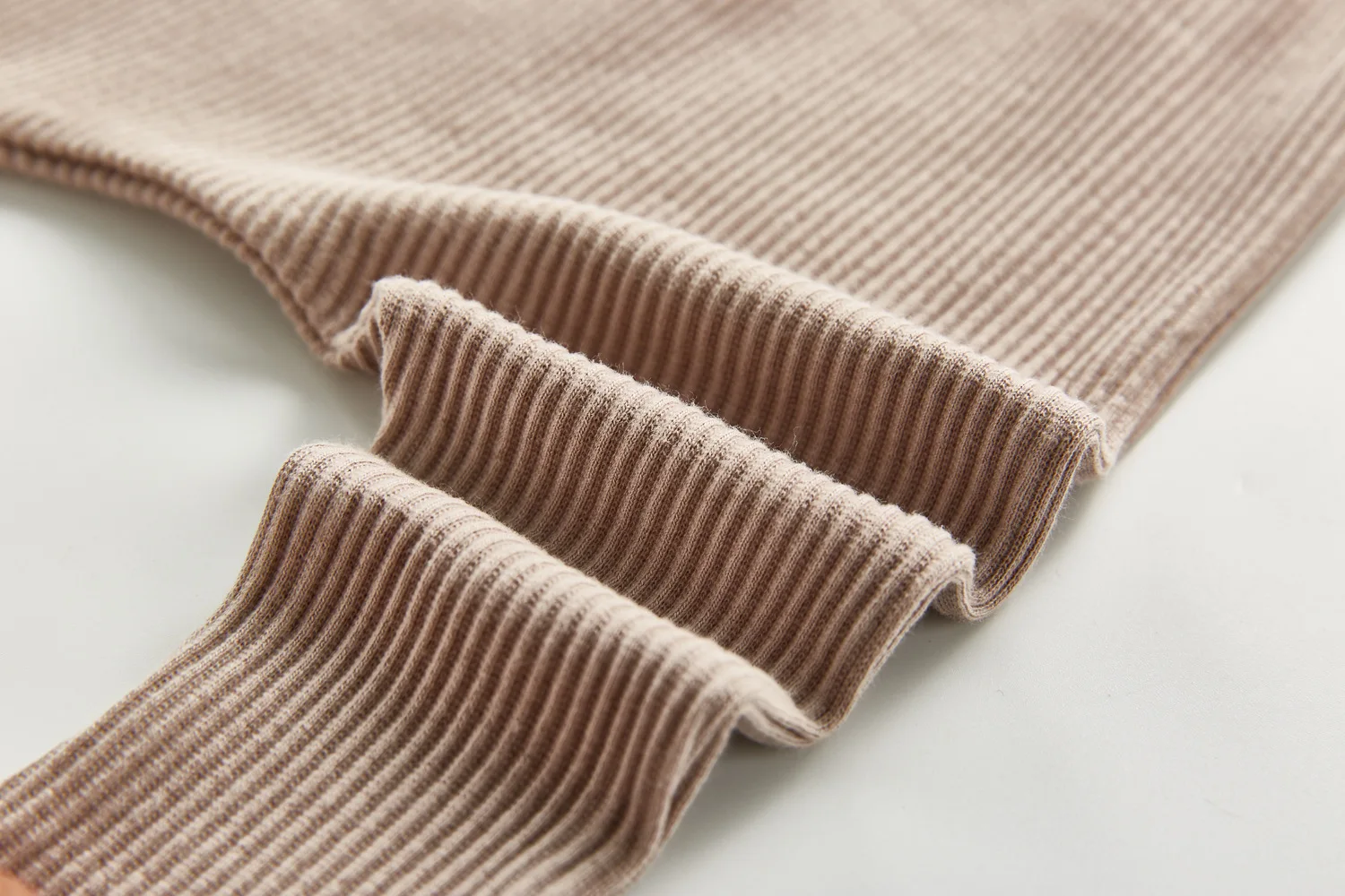 Spring And Autumn Newborn Infant Baby Boys And Girls Cotton Solid Color High Waisted Leggings Kids Fashion Baby Clothing