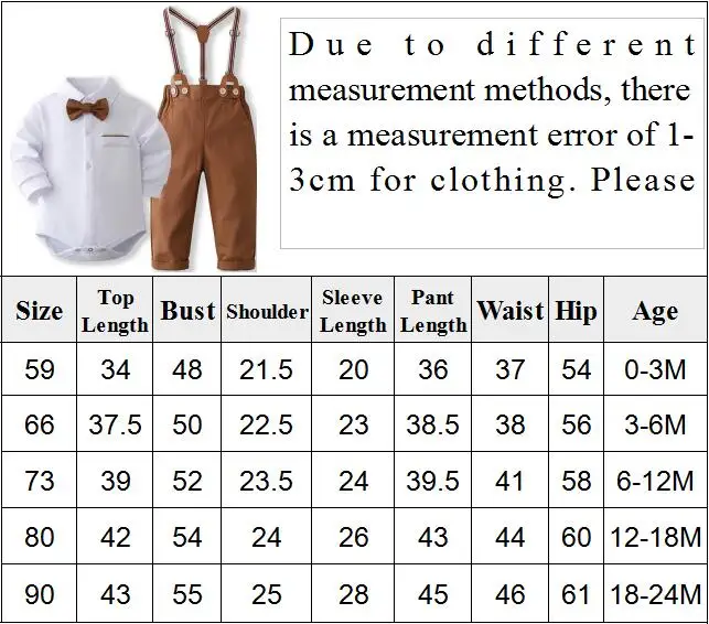 Formal Gentleman Clothng Set for Baby Infant Solid Romper Suit Boy First Birthday Costume 0-24 Month Toddler Cotton Kids Outfit