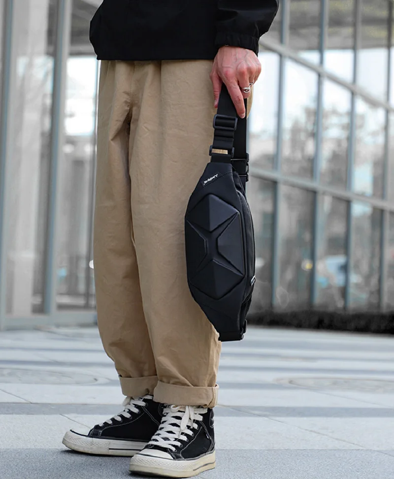 Fashion Waterproof Ride Waist Packs Solid Color Fanny Pack Unisex Belt Bags Casual Travel Storage Phone Chest Pack Crossbody Bag