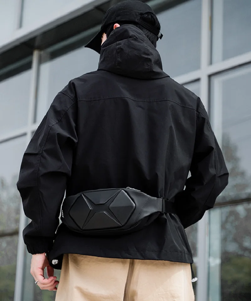Fashion Waterproof Ride Waist Packs Solid Color Fanny Pack Unisex Belt Bags Casual Travel Storage Phone Chest Pack Crossbody Bag