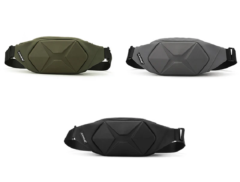 Fashion Waterproof Ride Waist Packs Solid Color Fanny Pack Unisex Belt Bags Casual Travel Storage Phone Chest Pack Crossbody Bag