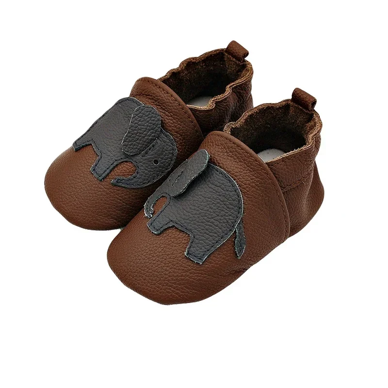 Toddle Baby Shoes Newborn Infant Shoe Boys Girls Soft Genuine First Walkers Baby Moccasins 0-24Months Cowhide Bottom Skid-Proof