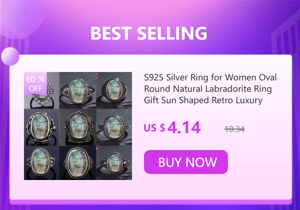 Round Oval Big Natural Moonstones Rings Women's Silver Plated Rings Gifts Vintage Fine Jewelry
