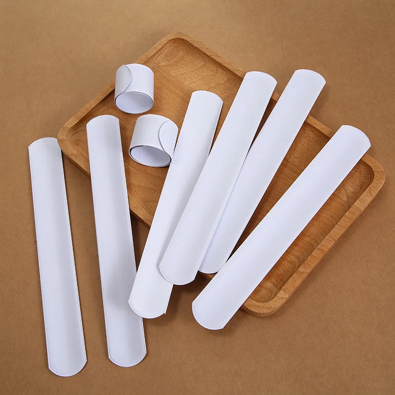 30Pcs Diy Blank Slap Bracelets Party Gifts Toys for Women Men Painting Graffiti
