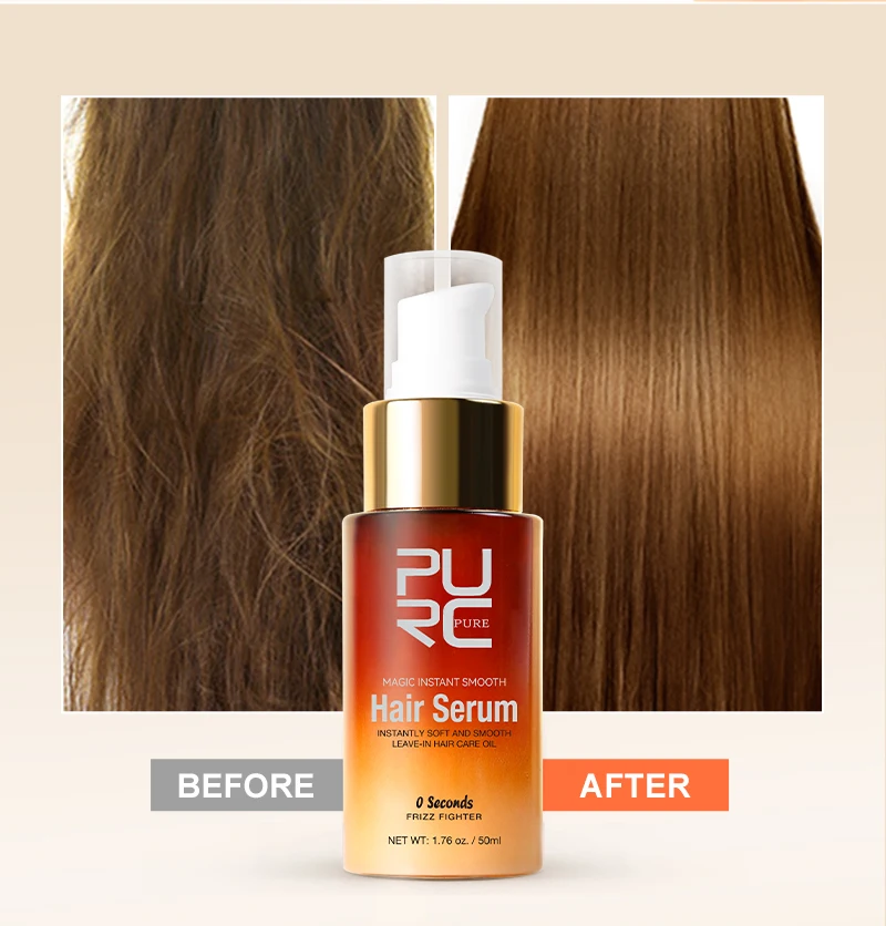 PURC Magic Smoothing Hair Serum Deep Nourishment Hair Oil Repair Damaged Hair Treatment Conditioner Professional Hair Care