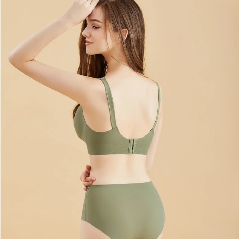 Ultra Thin Laser Cutting Ladies Feeding Bra Removable Padded Breastfeeding Bras Plus Size Push Up Maternity Nursing Bra
