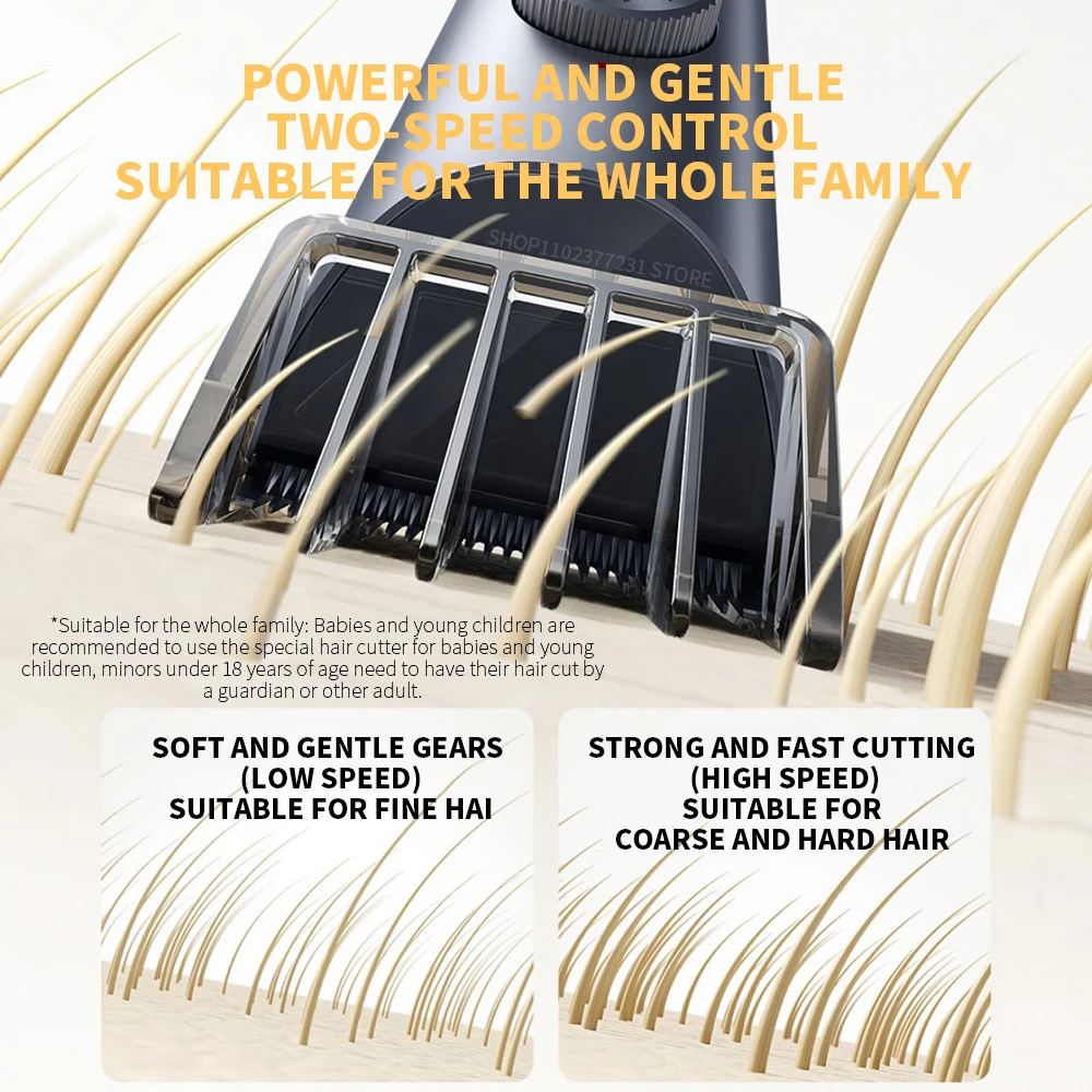NEW MIJIA Hair Clipper 2 Cutting Machine Trimmer Professional Clippers Titanium Alloy Blade Rechargeable Barber Shaver Cutter