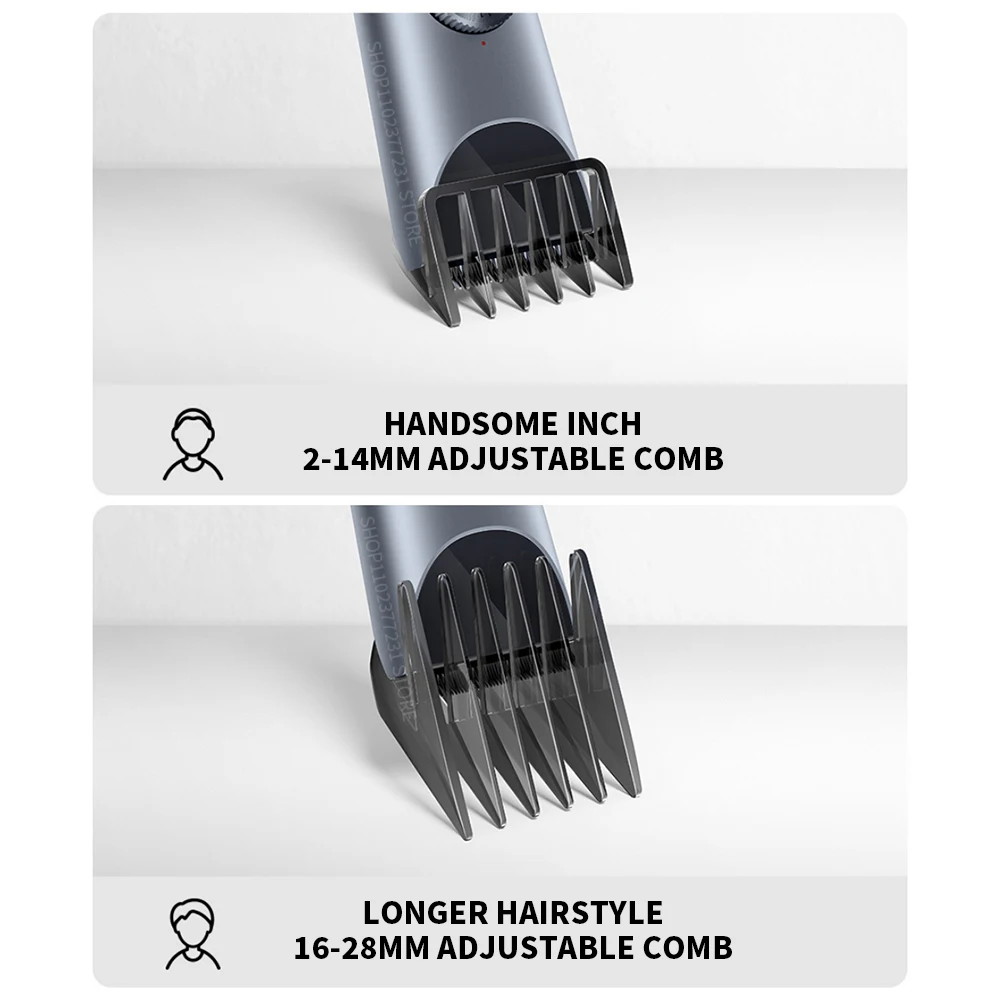 NEW MIJIA Hair Clipper 2 Cutting Machine Trimmer Professional Clippers Titanium Alloy Blade Rechargeable Barber Shaver Cutter