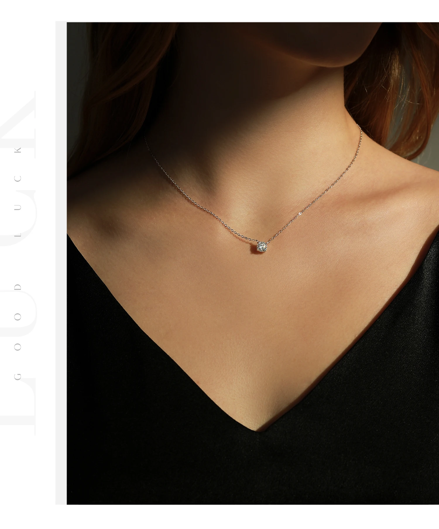 MODIAN Moissanite Pendant Necklace D Color 0.8CT Lab Diamond For Women Wedding Engagement 925 Sterling Silver Fine Jewelry Gift