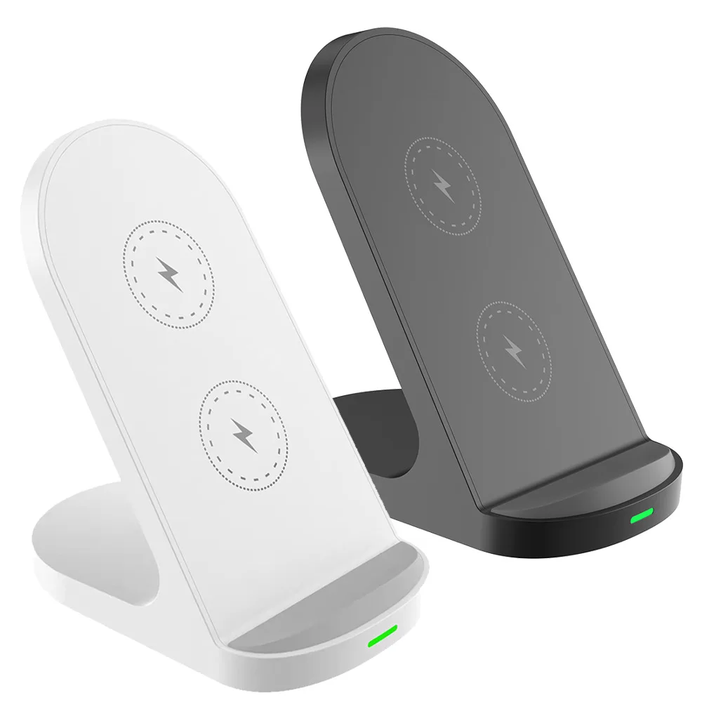 15W Fast Wireless Charger for Samsung Galaxy S24 S23 S22 S21 S10 S9 Note20 10 9 USB Charging Stand for IPhone15 14 13 12 11pro