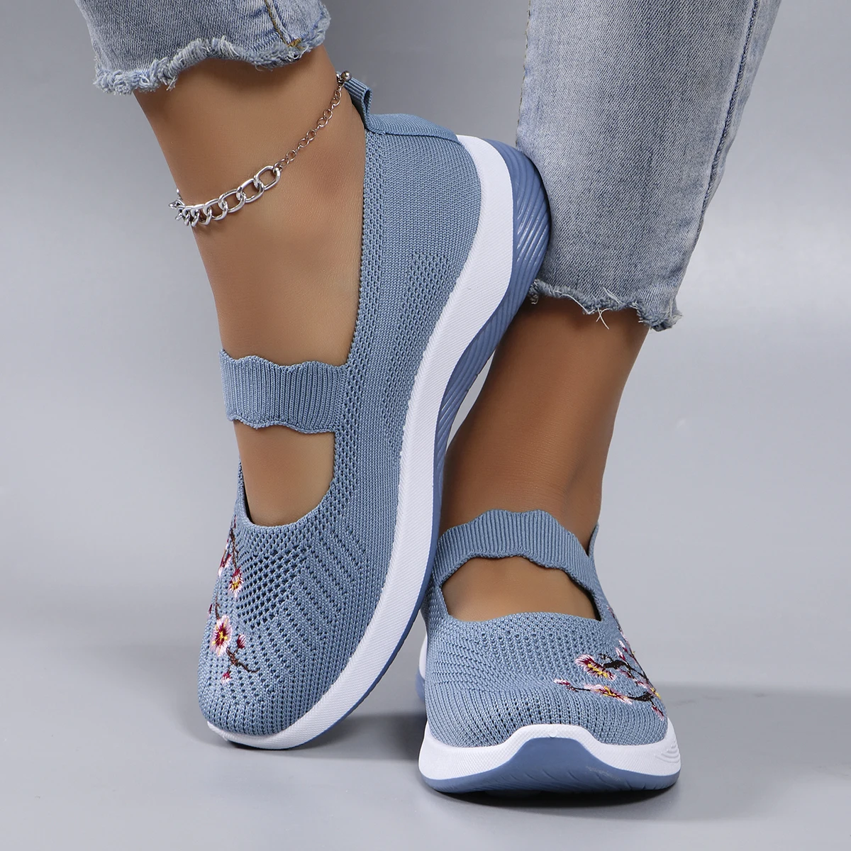 Women's summer breathable mesh flat shoes women's shoes casual sports shoes, clearance free shipping