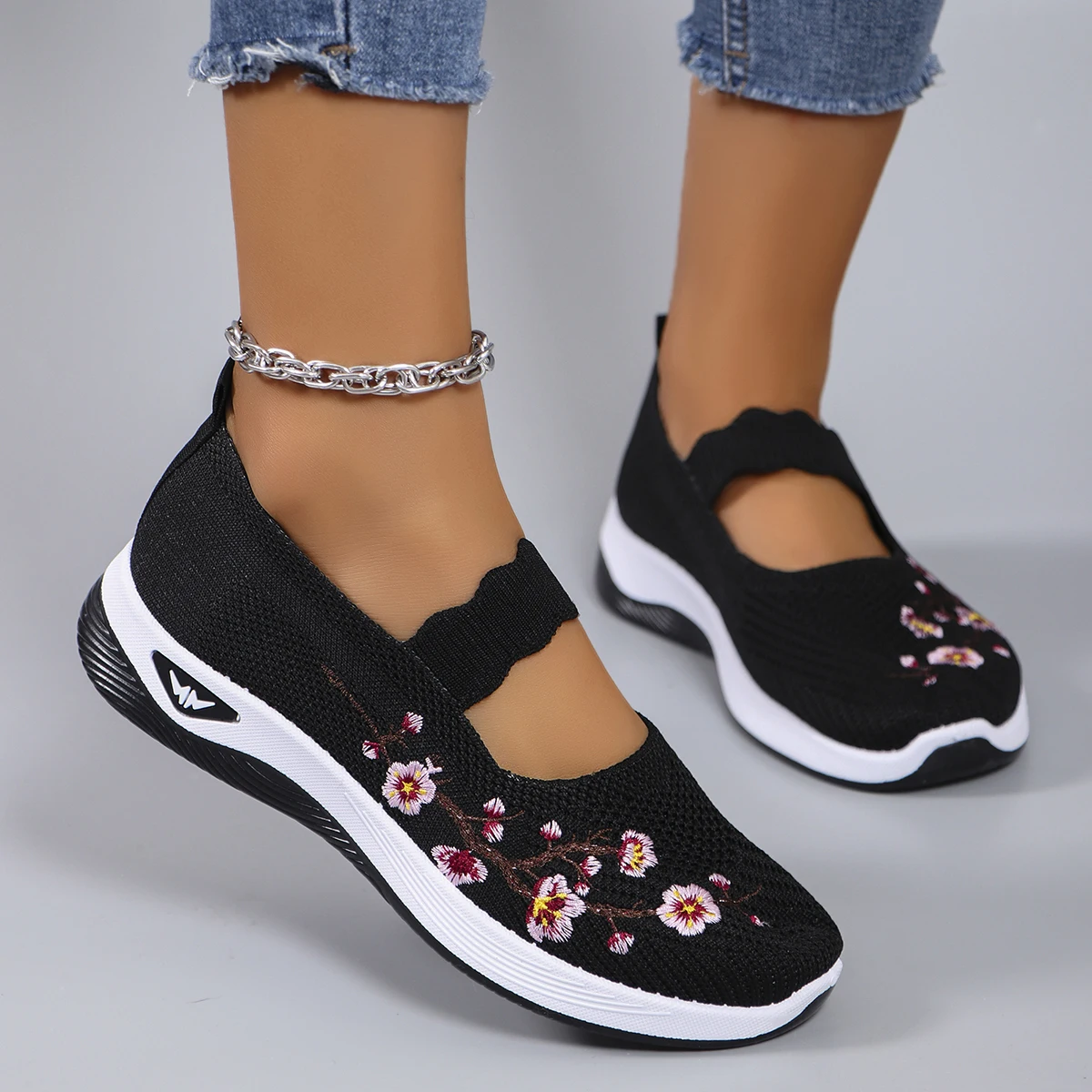 Women's summer breathable mesh flat shoes women's shoes casual sports shoes, clearance free shipping