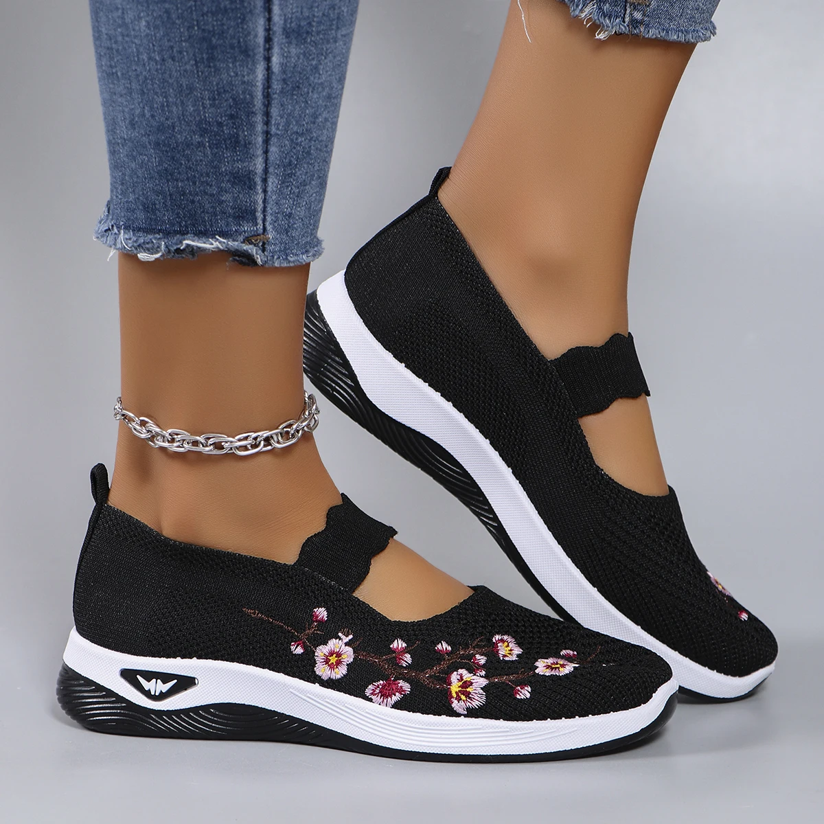Women's summer breathable mesh flat shoes women's shoes casual sports shoes, clearance free shipping