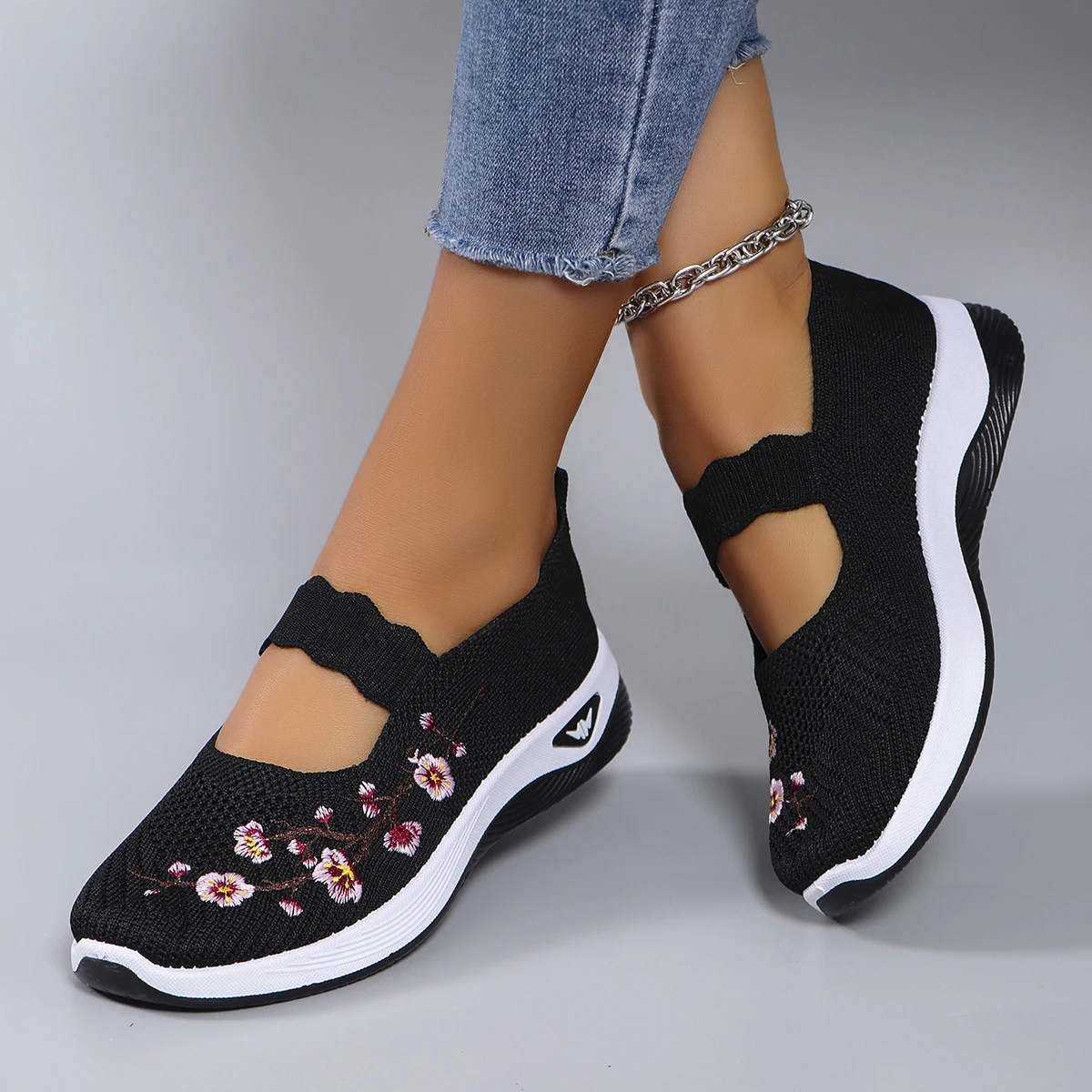 Women's summer breathable mesh flat shoes women's shoes casual sports shoes, clearance free shipping