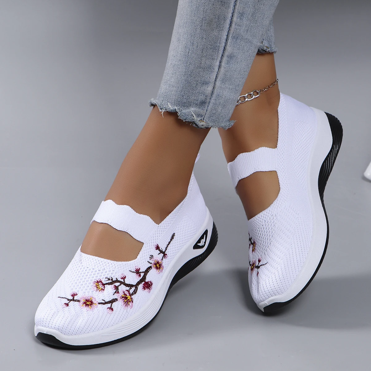 Women's summer breathable mesh flat shoes women's shoes casual sports shoes, clearance free shipping
