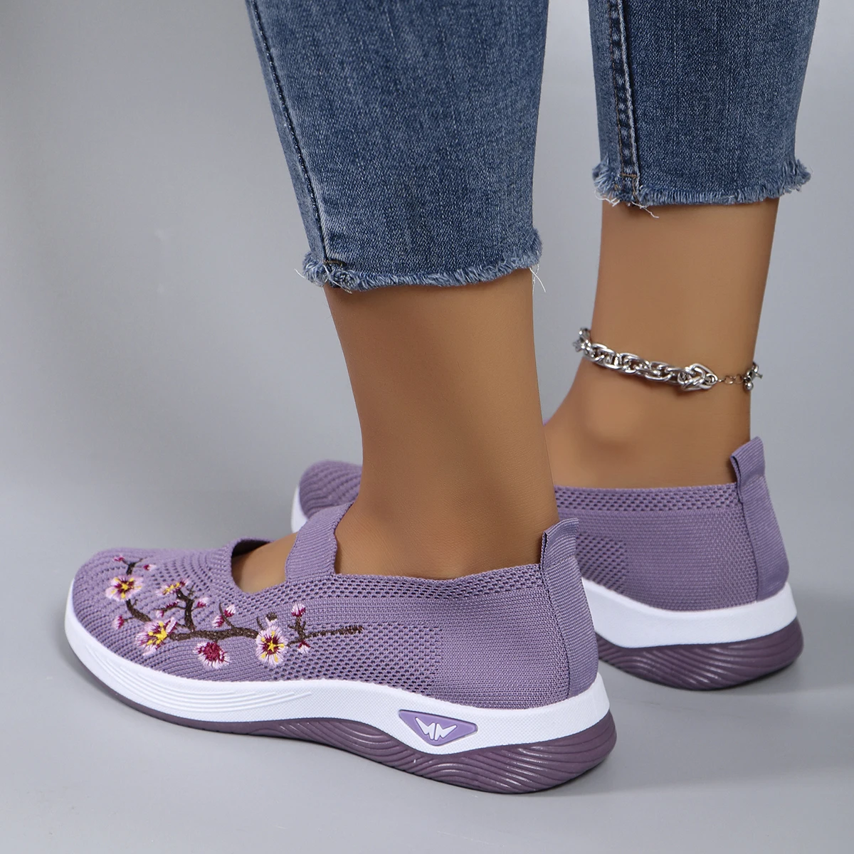 Women's summer breathable mesh flat shoes women's shoes casual sports shoes, clearance free shipping