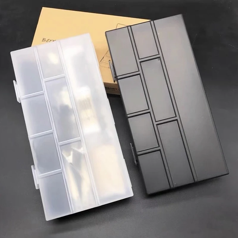Barber Tools Storage Box Hair Clips Combs Storage Case Multigrid Compartment Organizer Hairdressing Accessories Container